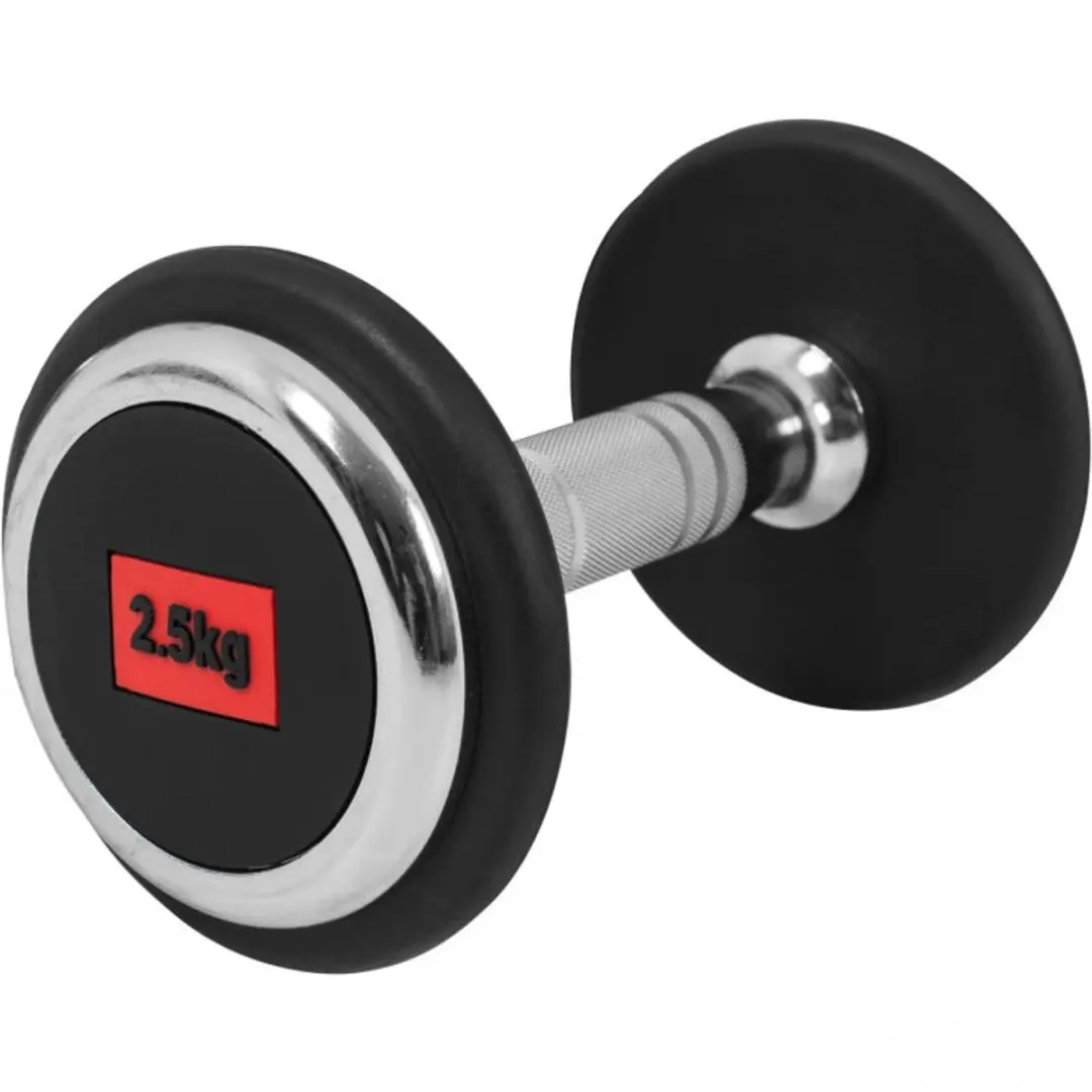 Gorilla Sports Dumbbellset 5kg - 2x2,5kg Zwart