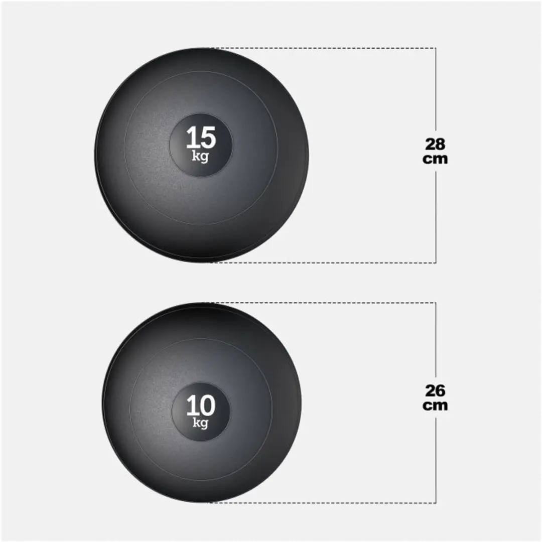 Gorilla Sports Slam Ball Set 25kg - 2 Stuks