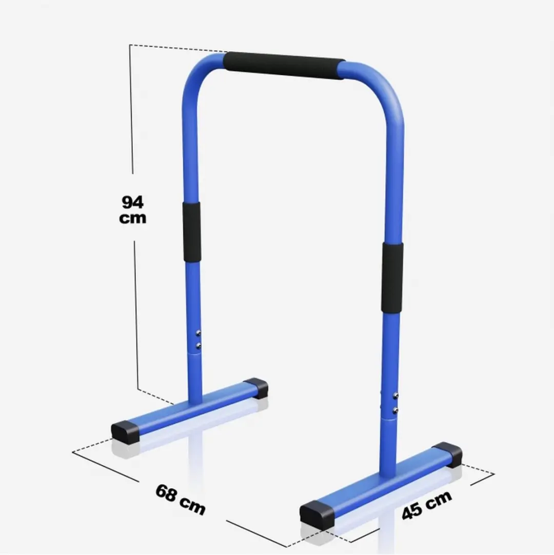 Gorilla Sports Dip Bars Deluxe Blauw - afbeelding 6 van 6