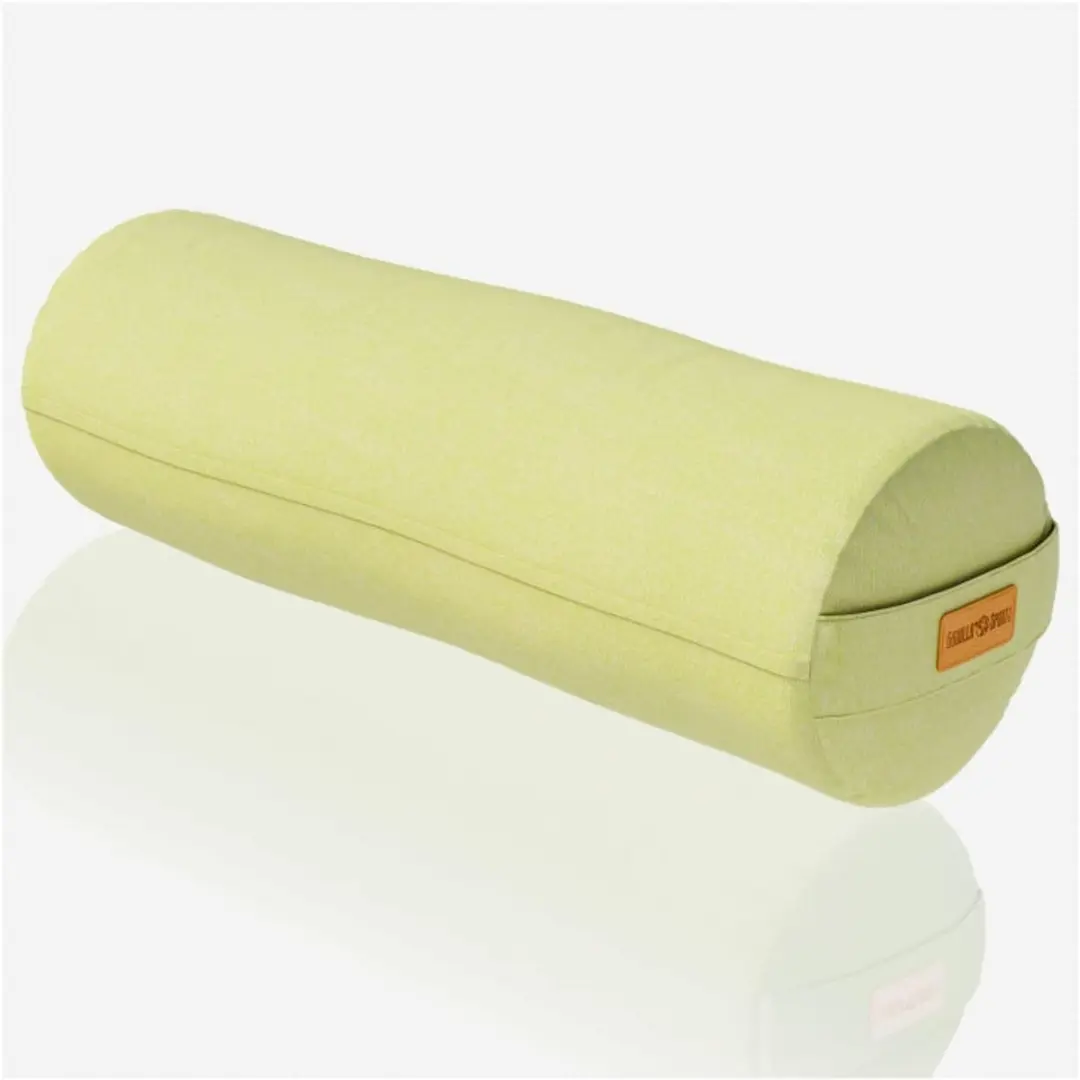 Gorilla Sports Yoga Bolster - Donker groen 65x20cm