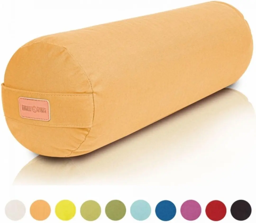 Gorilla Sports Yoga Bolster Paars 65x20cm