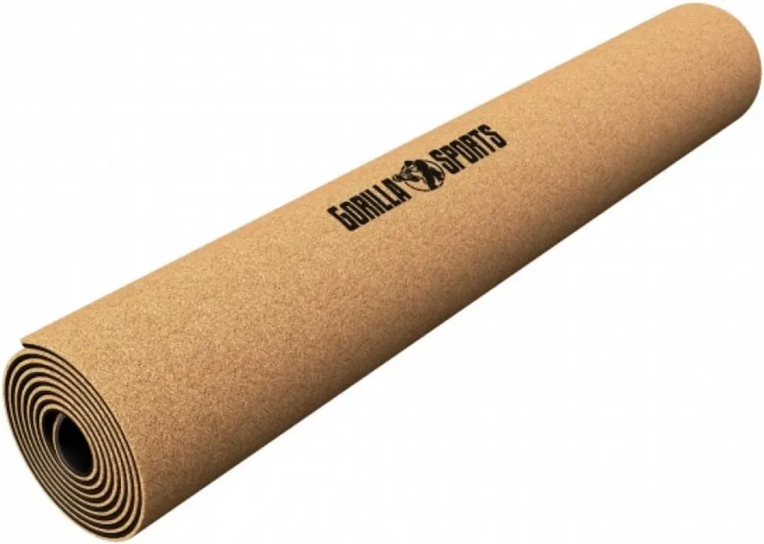 Gorilla Sports Yogamat Kurk 5mm