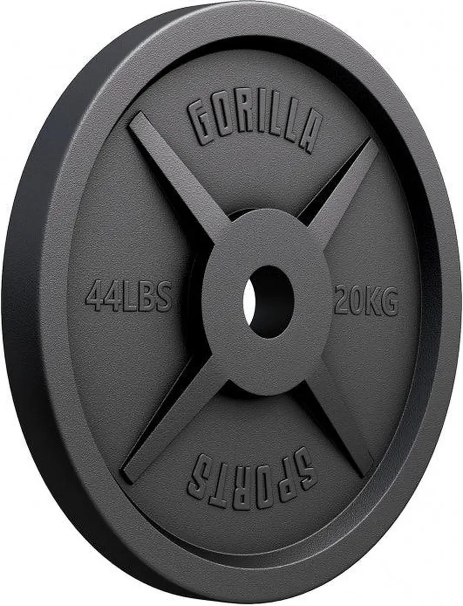 Gorilla Sports Gewichtsschijf Olympisch 20kg