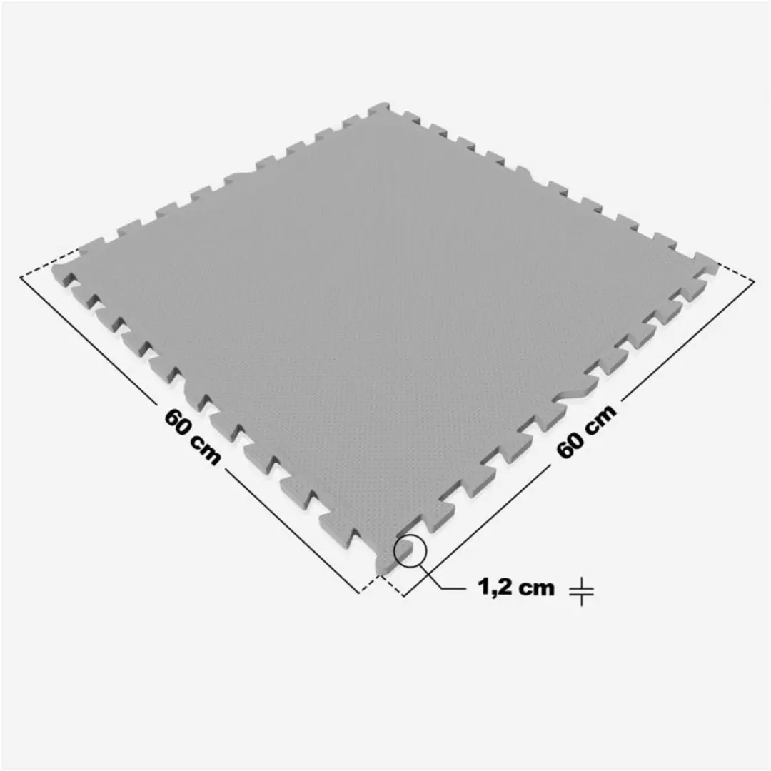 Gorilla Sports Vloermatten Grijs - 16 Stuks 5,76 m²