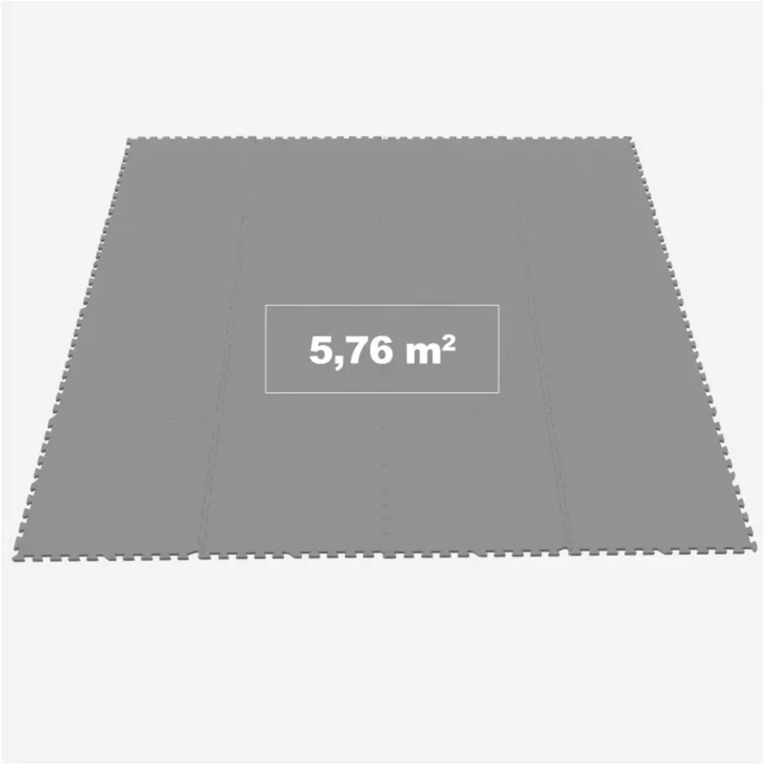 Gorilla Sports Vloermatten Grijs - 16 Stuks 5,76 m²