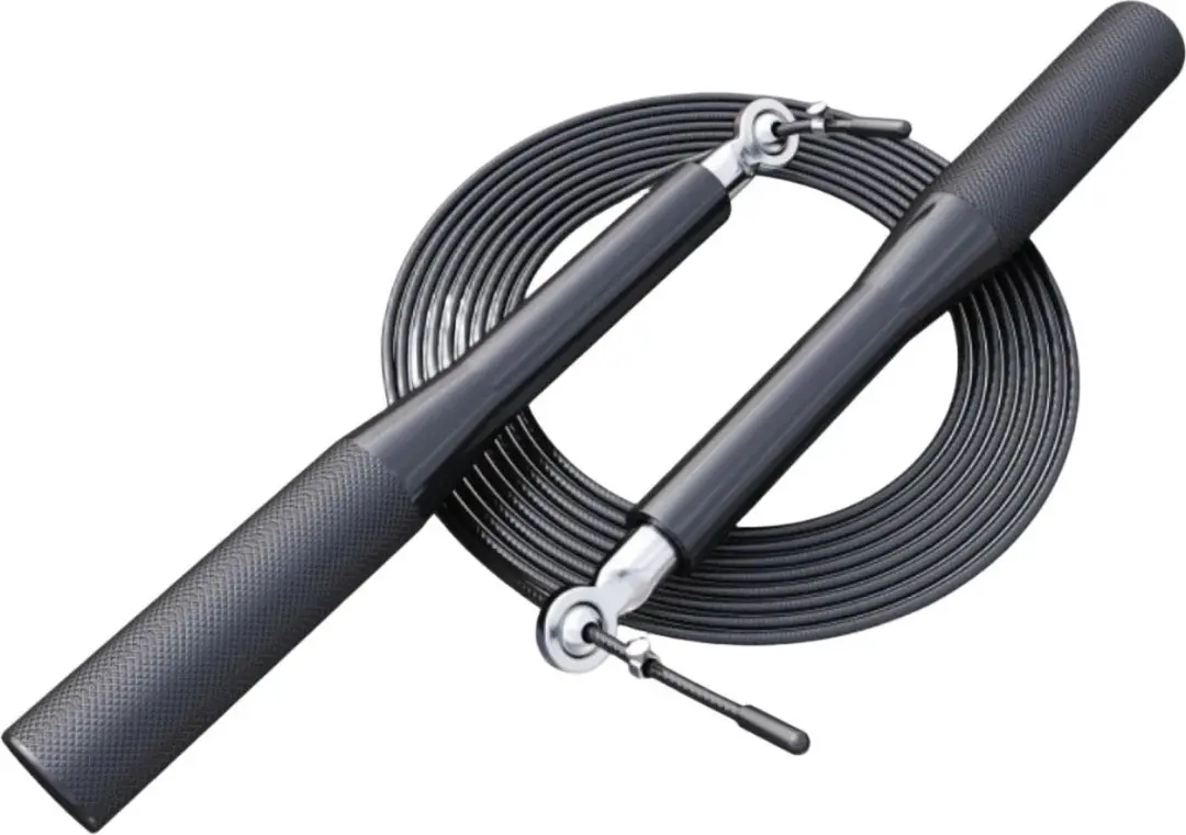 Gorilla Sports Springtouw Aluminium 300cm - Zwart