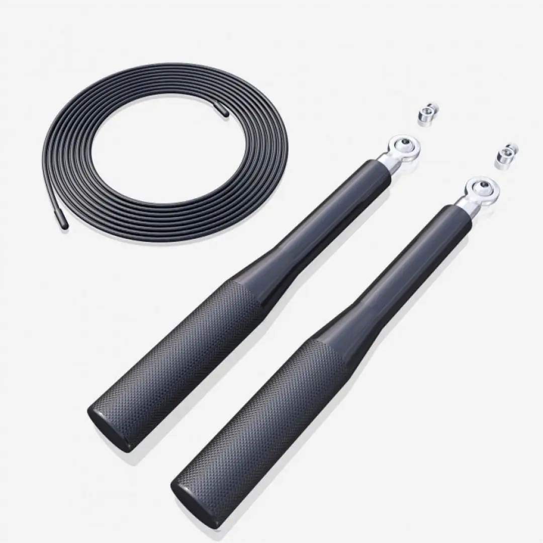 Gorilla Sports Springtouw Aluminium 300cm - Zwart
