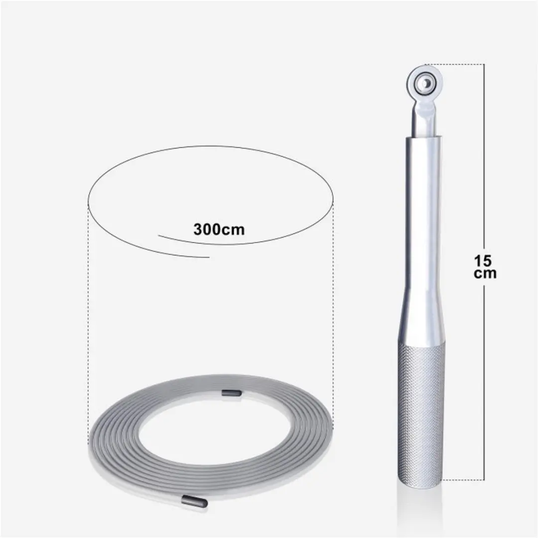 Gorilla Sports Springtouw Aluminium 300cm - Zilver