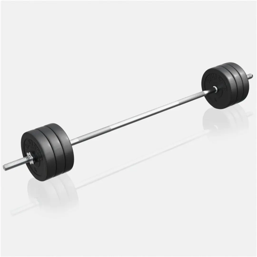 Gorilla Sports Halterbank 40kg Halterset - 30mm - Wit