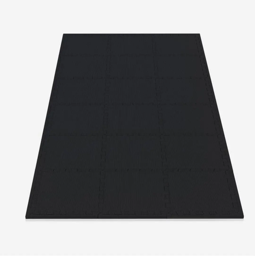 Gorilla Sports Puzzelmat 30x30 - 26 Stuks (18+8) - Zwart