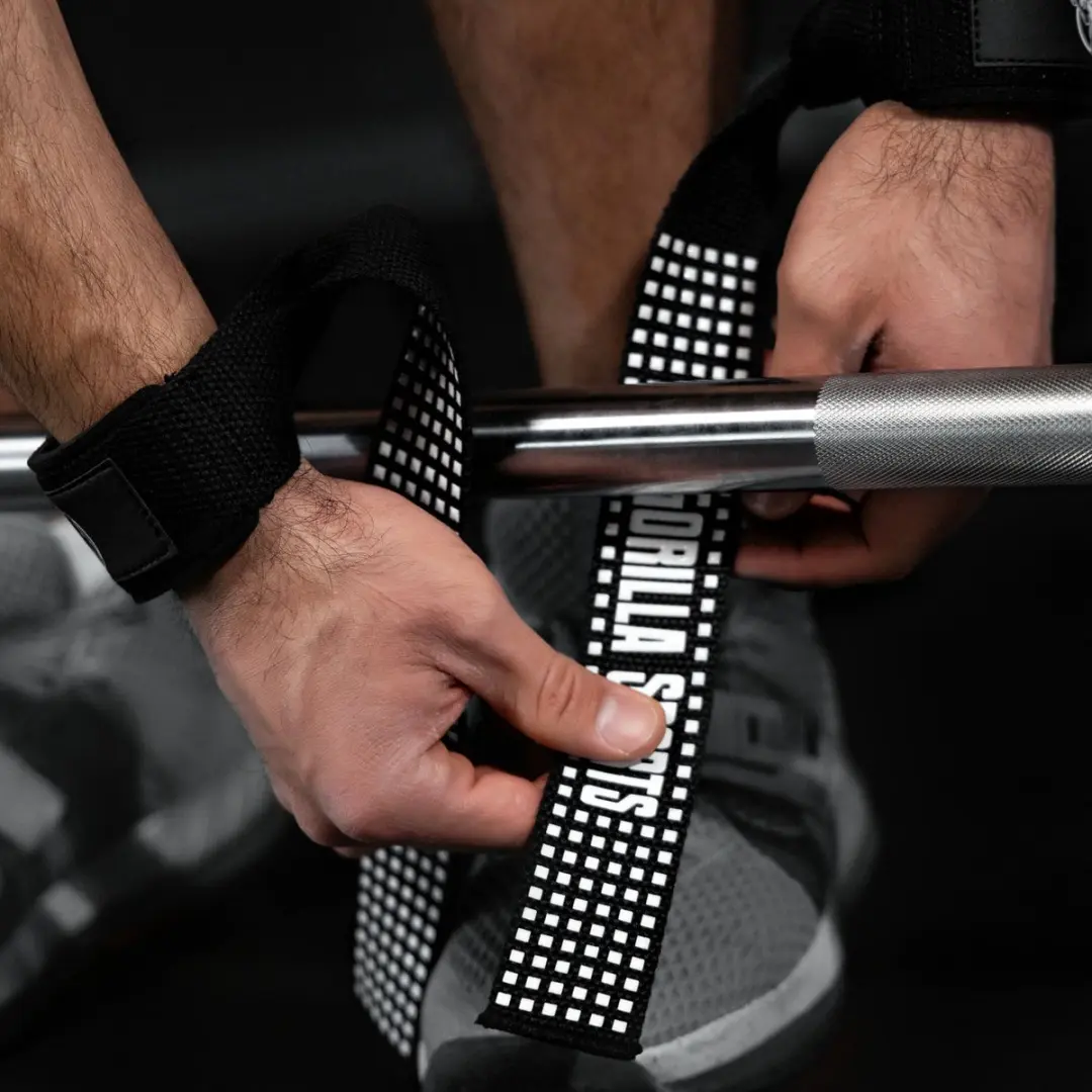 Gorilla Sports Lifting Straps - 2 Stuks - Zwart