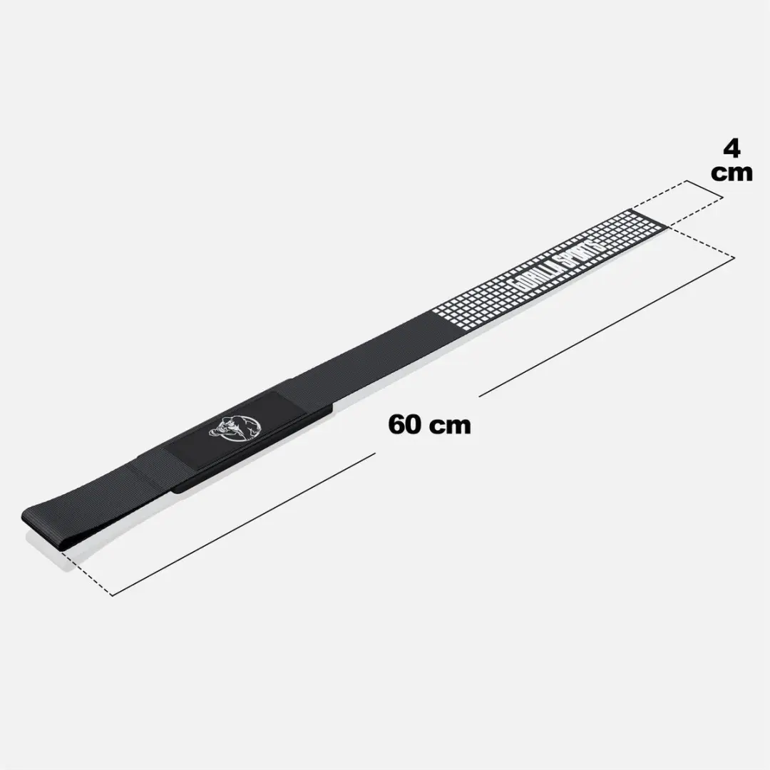 Gorilla Sports Lifting Straps - 2 Stuks - Zwart