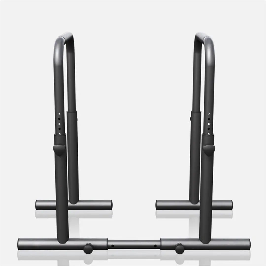 Gorilla Sports Dip Bars Verstelbaar - 500kg - Zwart