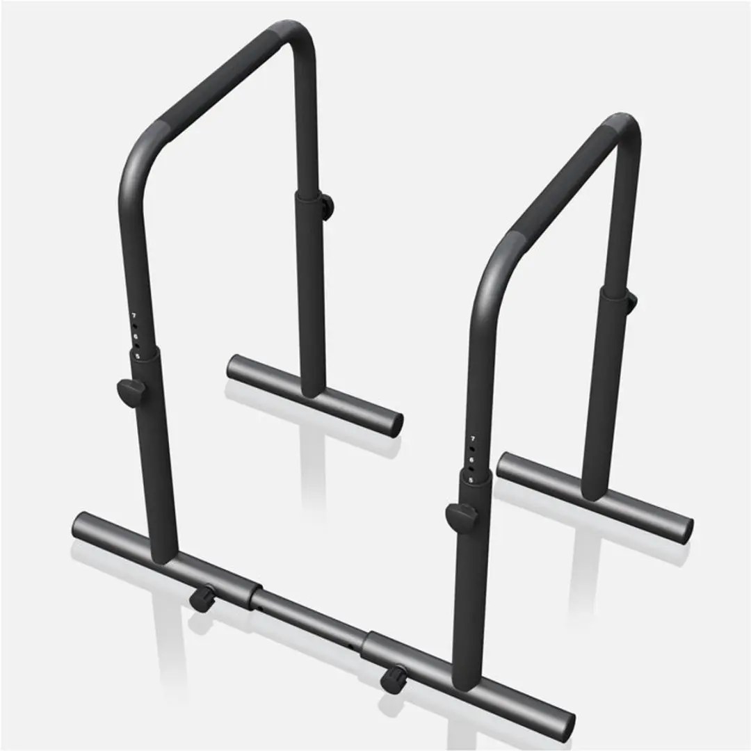 Gorilla Sports Dip Bars Verstelbaar - 500kg - Zwart - afbeelding 6 van 6