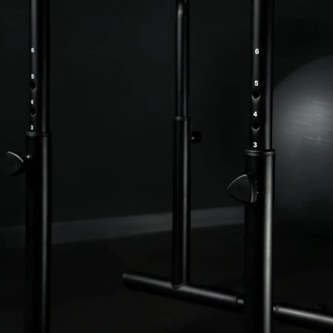 Gorilla Sports Dip Bars Verstelbaar - 500kg - Zwart