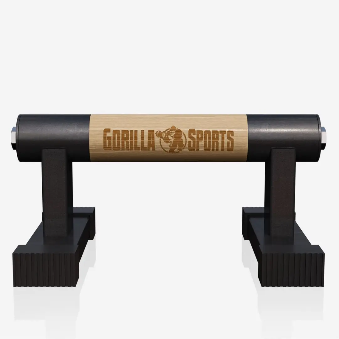 Gorilla Sports Push-up Handgrepen - 300 kg - Zwart - afbeelding 6 van 6
