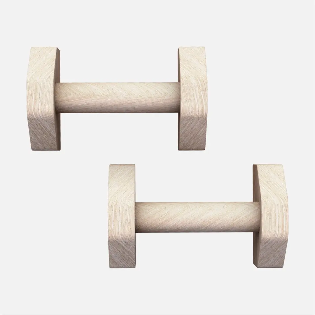 Gorilla Sports Houten Opdruksteunen Set 2 Stuks - 300 kg - afbeelding 6 van 6