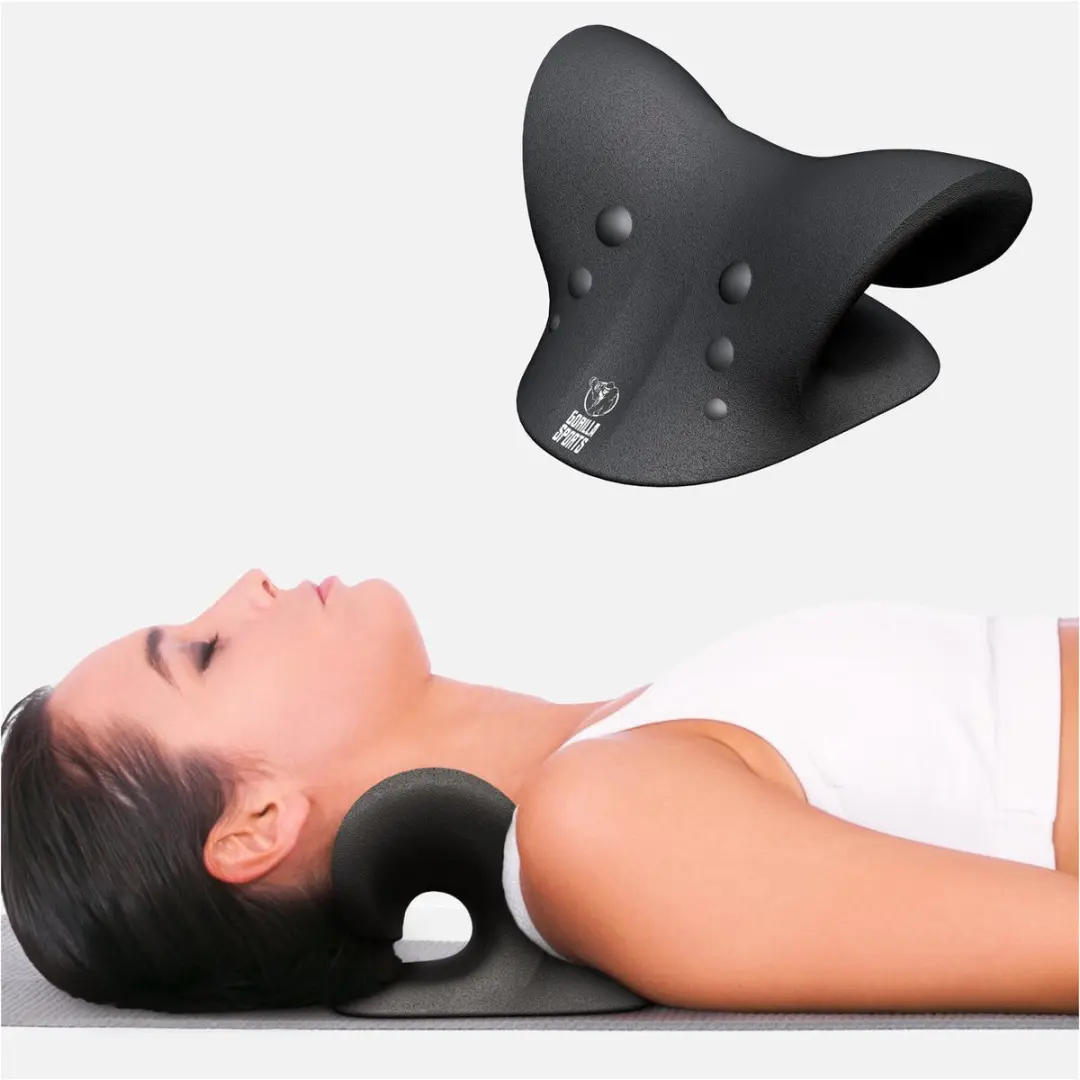Gorilla Sports Nekstretcher - Zwart