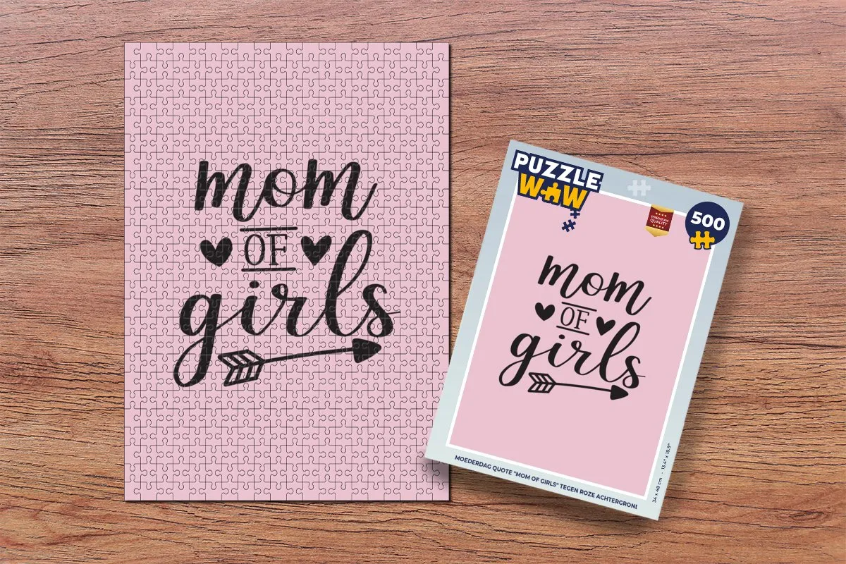 PuzzleWow Mama Quotes Legpuzzel 500 Stuks - Multicolor