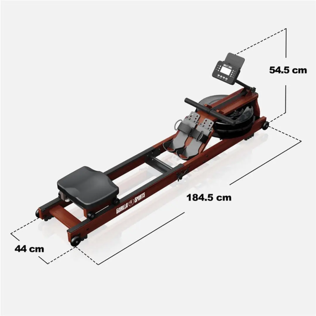 Gorilla Sports Roeimachine Hout 101322-00019-0001 - Waterweerstand - Bluetooth