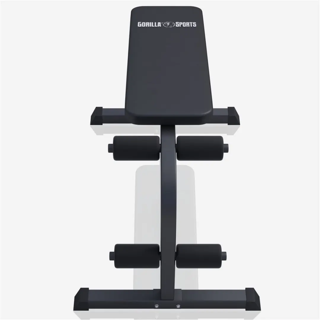 Gorilla Sports Halter- En Buikspierbank - Zwart