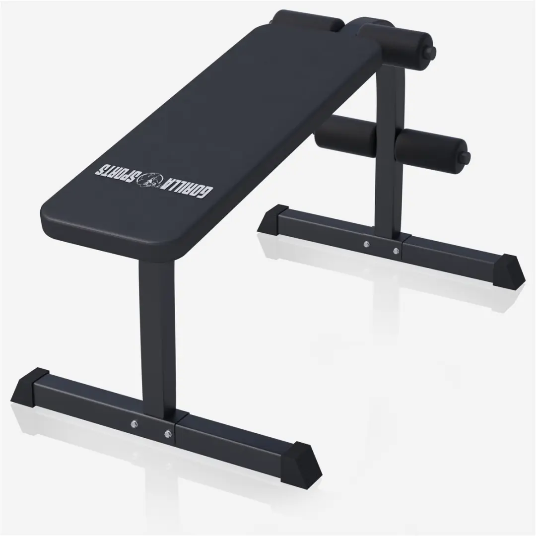 Gorilla Sports Halter- En Buikspierbank - Zwart