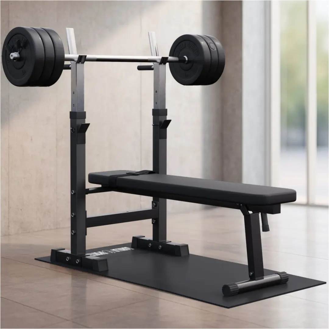 Gorilla Sports Vloermat 120x60cm - Zwart