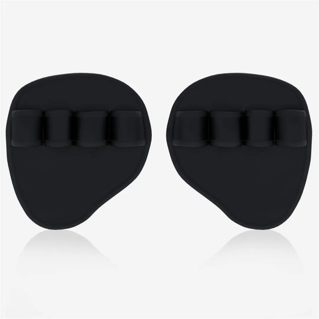 Gorilla Sports Grip Pads 2x Antislip Neopreen 12x12cm - Zwart