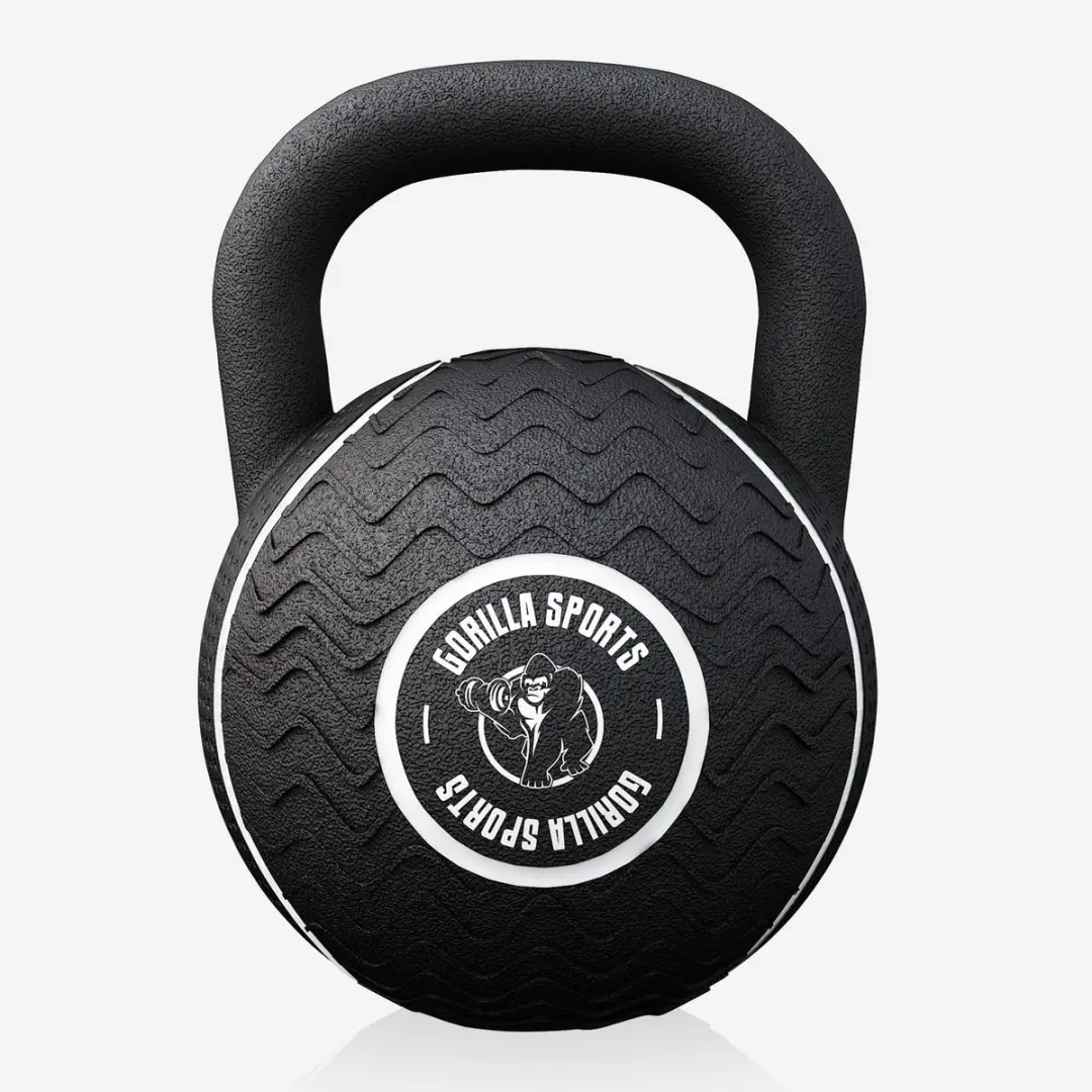 Gorilla Sports Kettlebell 4 kg - Zwart