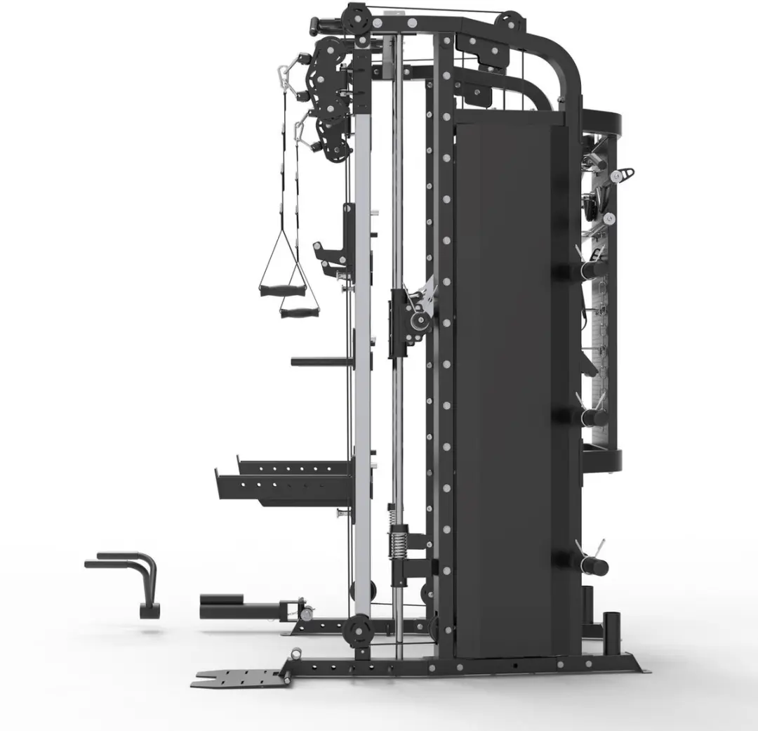 Gorilla Sports Krachtstation 2x60kg - Smith Machine - Zwart