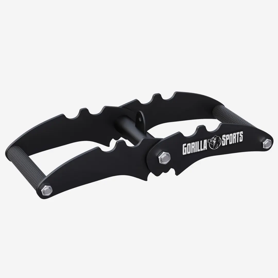 Gorilla Sports T-Bar Row Handgreep - 2-in-1 - Zwart