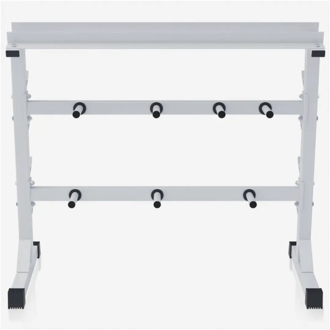 Gorilla Sports Halterrek Wit - 30mm