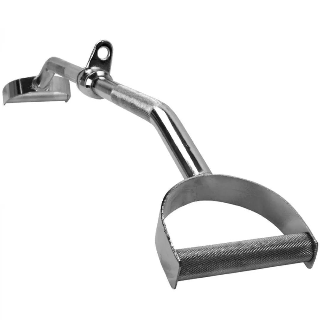 Gorilla Sports Gebogen Lattrekstang - Zilver