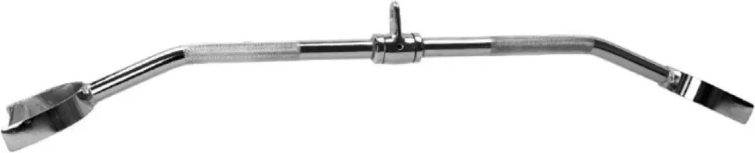 Gorilla Sports Gebogen Lattrekstang - Zilver