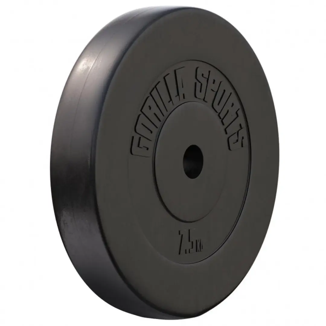 Gorilla Sports Halterschijf 30mm Kunststof 7,5 kg