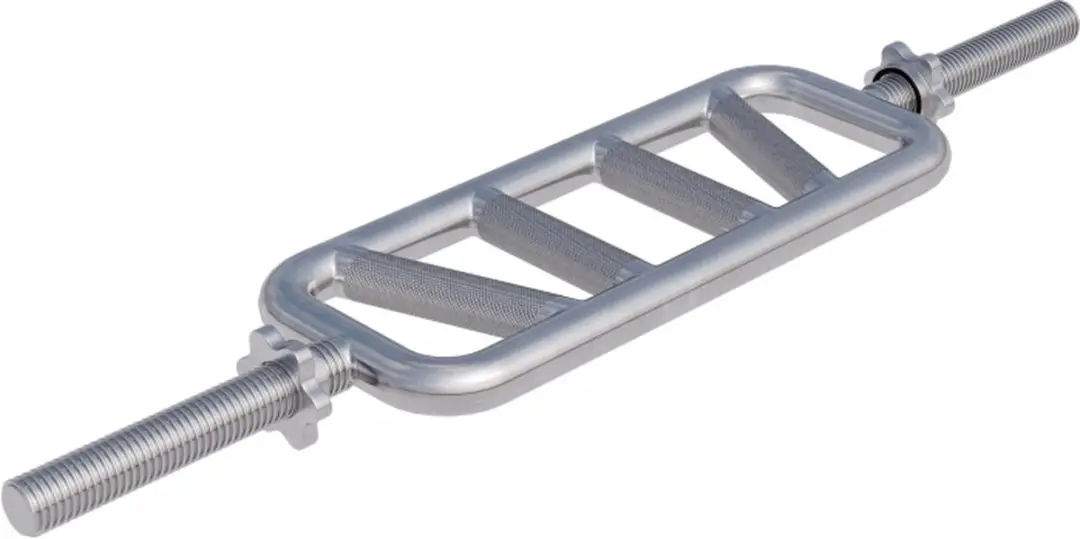 Gorilla Sports Triceps Trainer Halterstang 30mm - Chroom