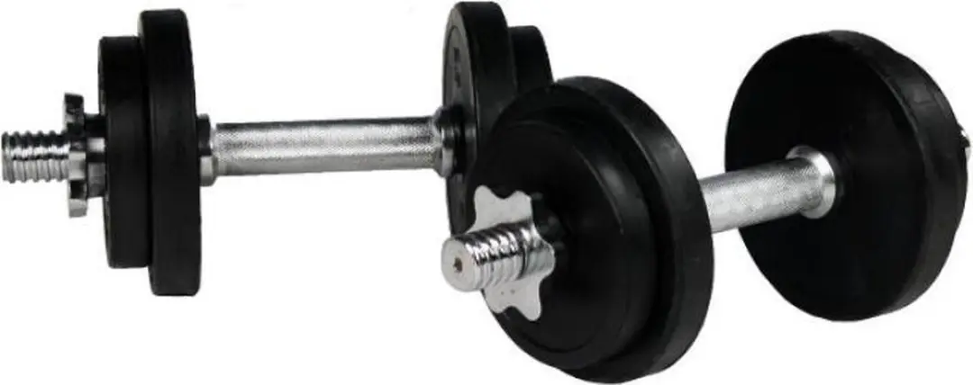 Gorilla Sports Dumbbellset Rubber 20kg