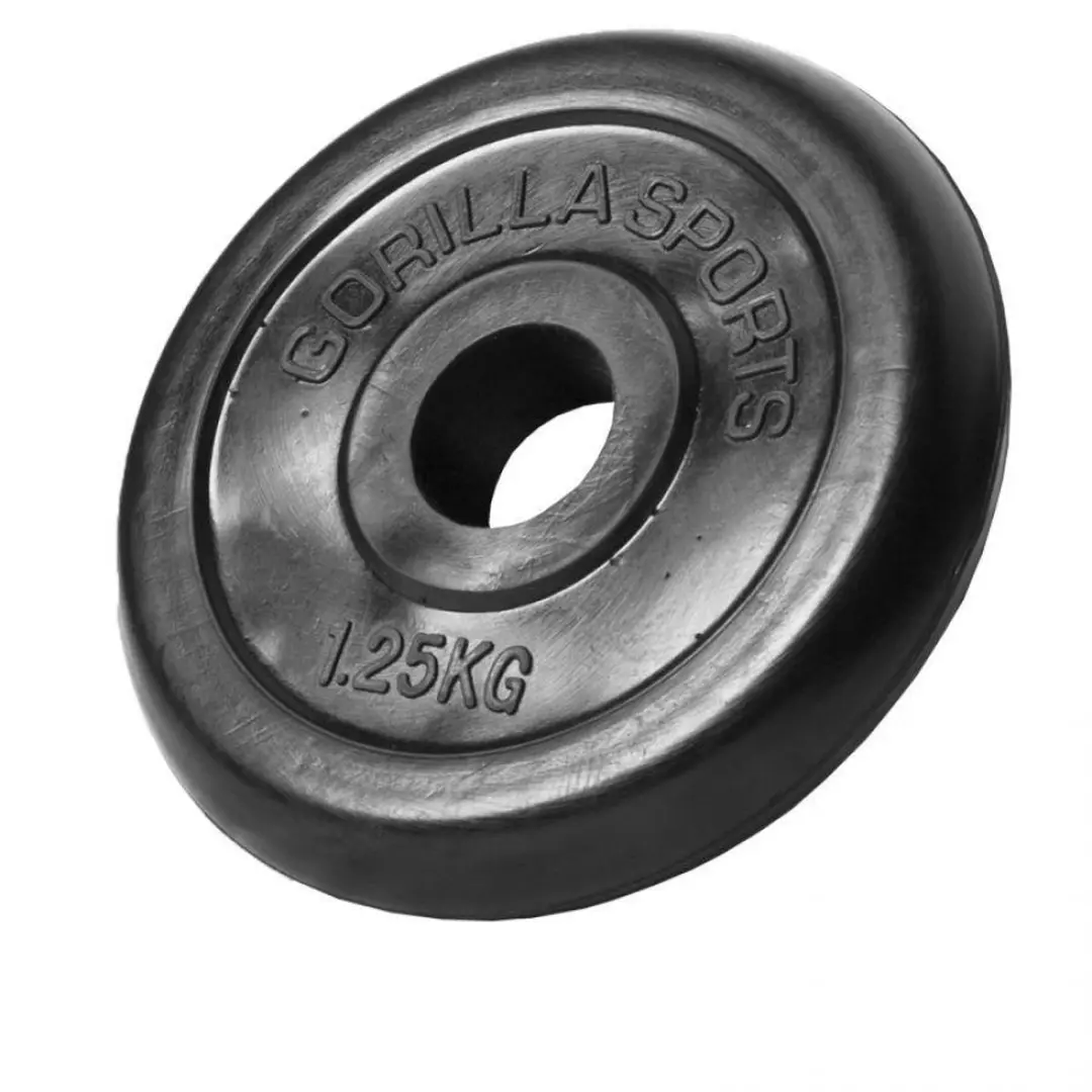 Gorilla Sports Dumbbellset Rubber 20kg - 14 Stuks