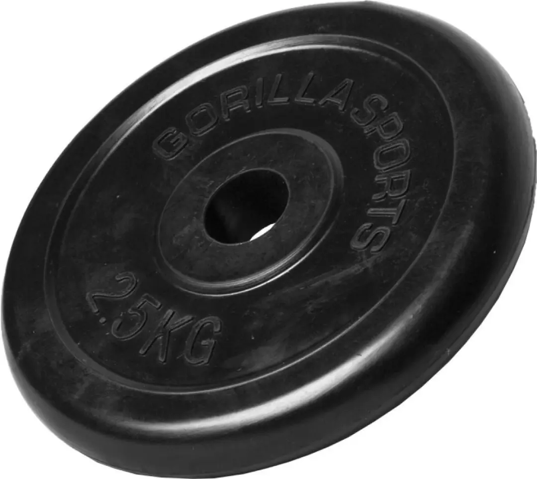 Gorilla Sports Dumbbellset Rubber 20kg - 14 Stuks