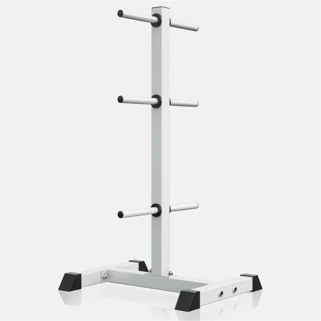 Gorilla Sports Schijvenstandaard 30/31mm - Halterrek - Wit