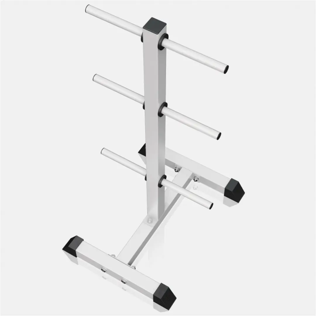 Gorilla Sports Schijvenstandaard 30/31mm - Halterrek - Wit