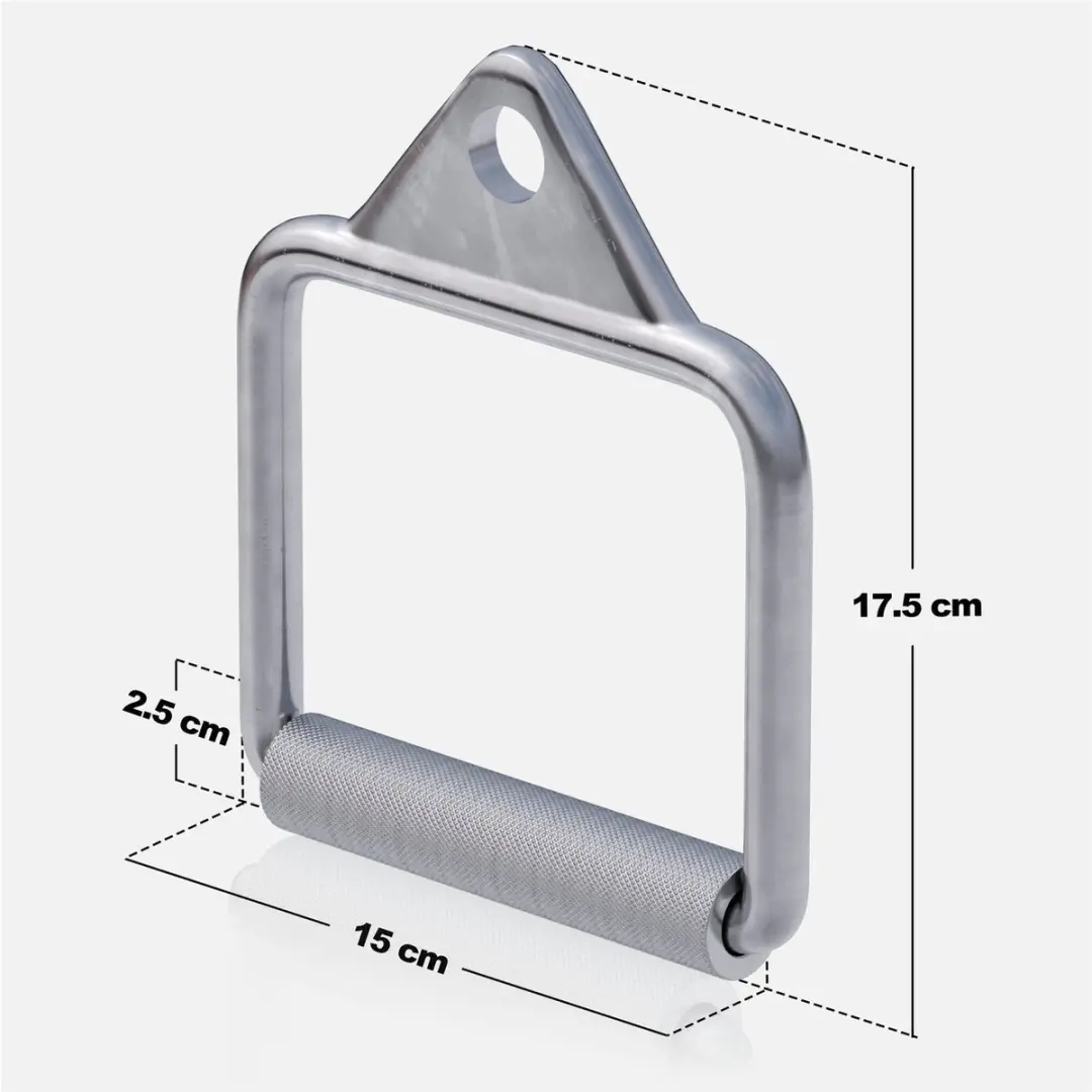 Gorilla Sports Eenhandsgreep Lat Pulley - Krachtstation - Zilver
