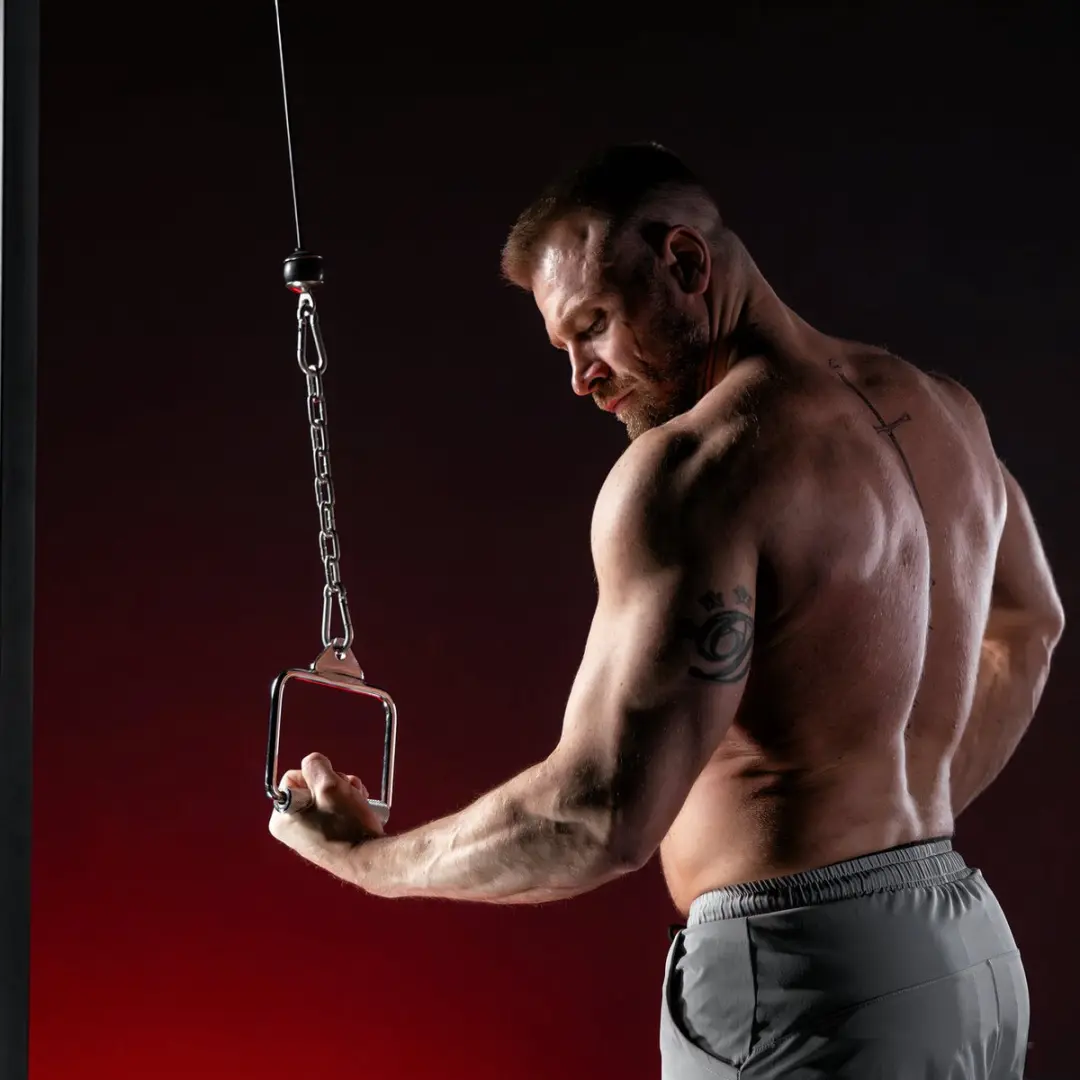 Gorilla Sports Eenhandsgreep Lat Pulley - Krachtstation - Zilver - afbeelding 6 van 6