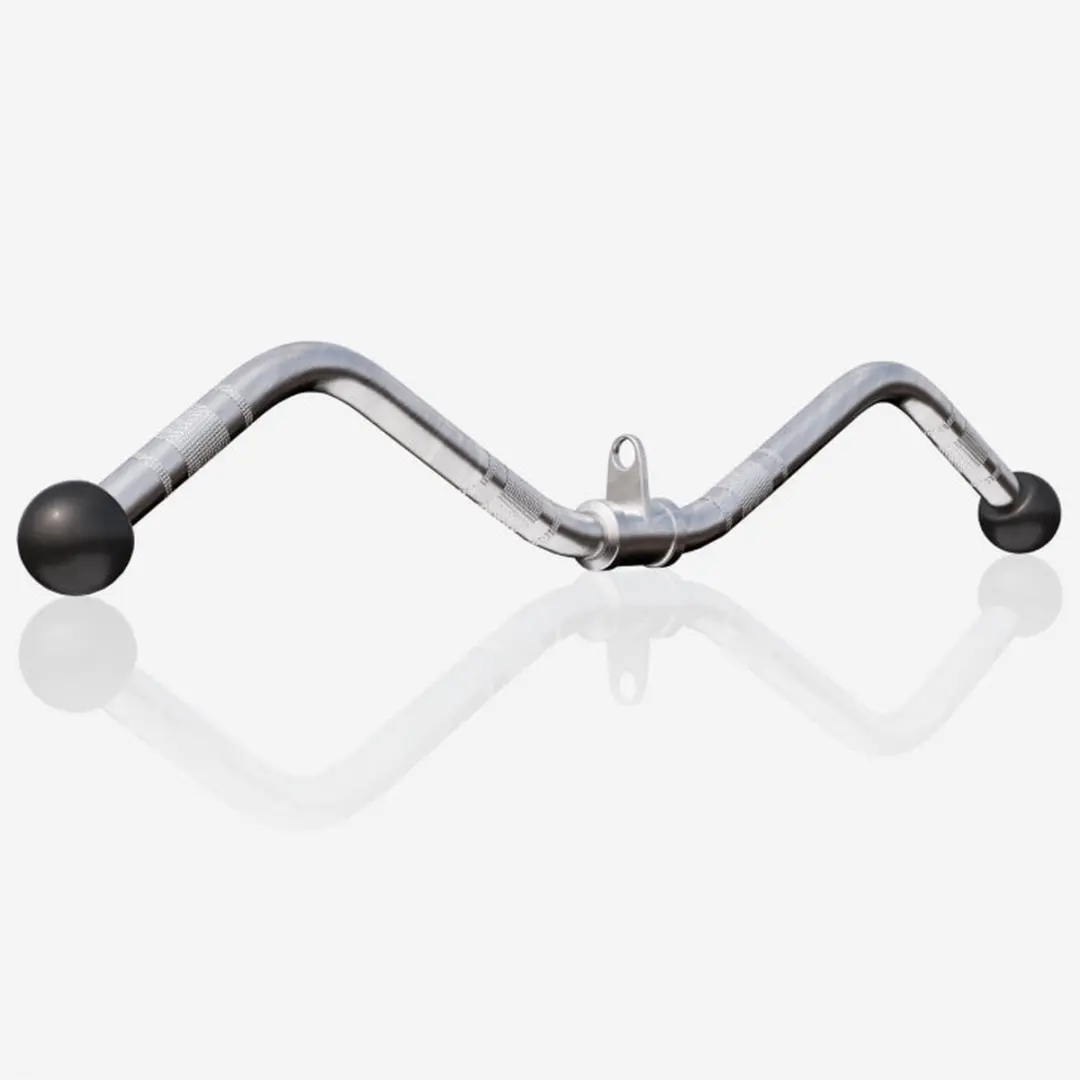 Gorilla Sports Curlgreep 75cm - Chroom - 200kg