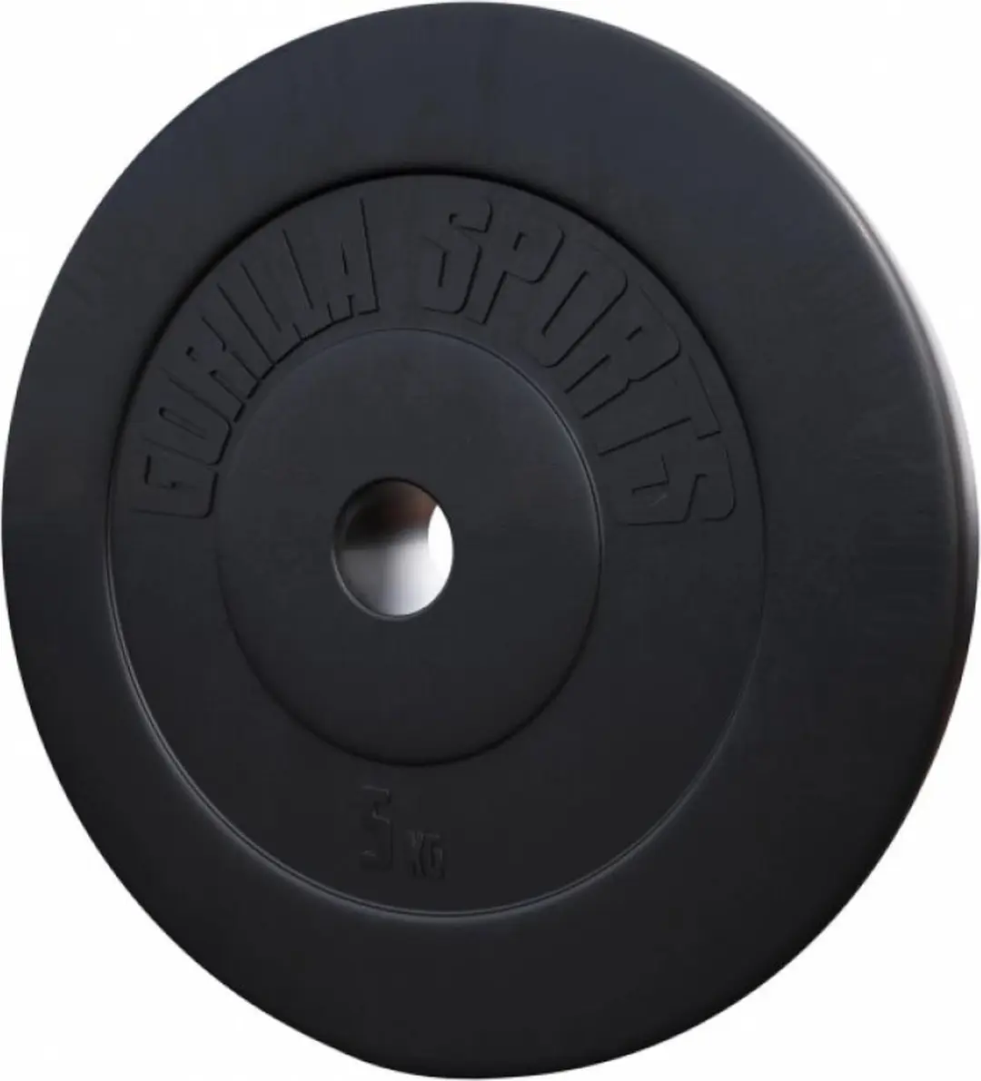 Gorilla Sports Halterschijven 30mm Bundel - 2x5kg & 2x10kg - Zwart