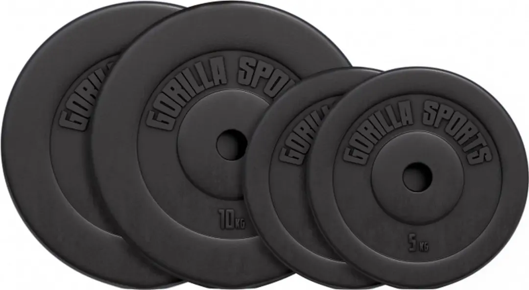 Gorilla Sports Halterschijven 30mm Bundel