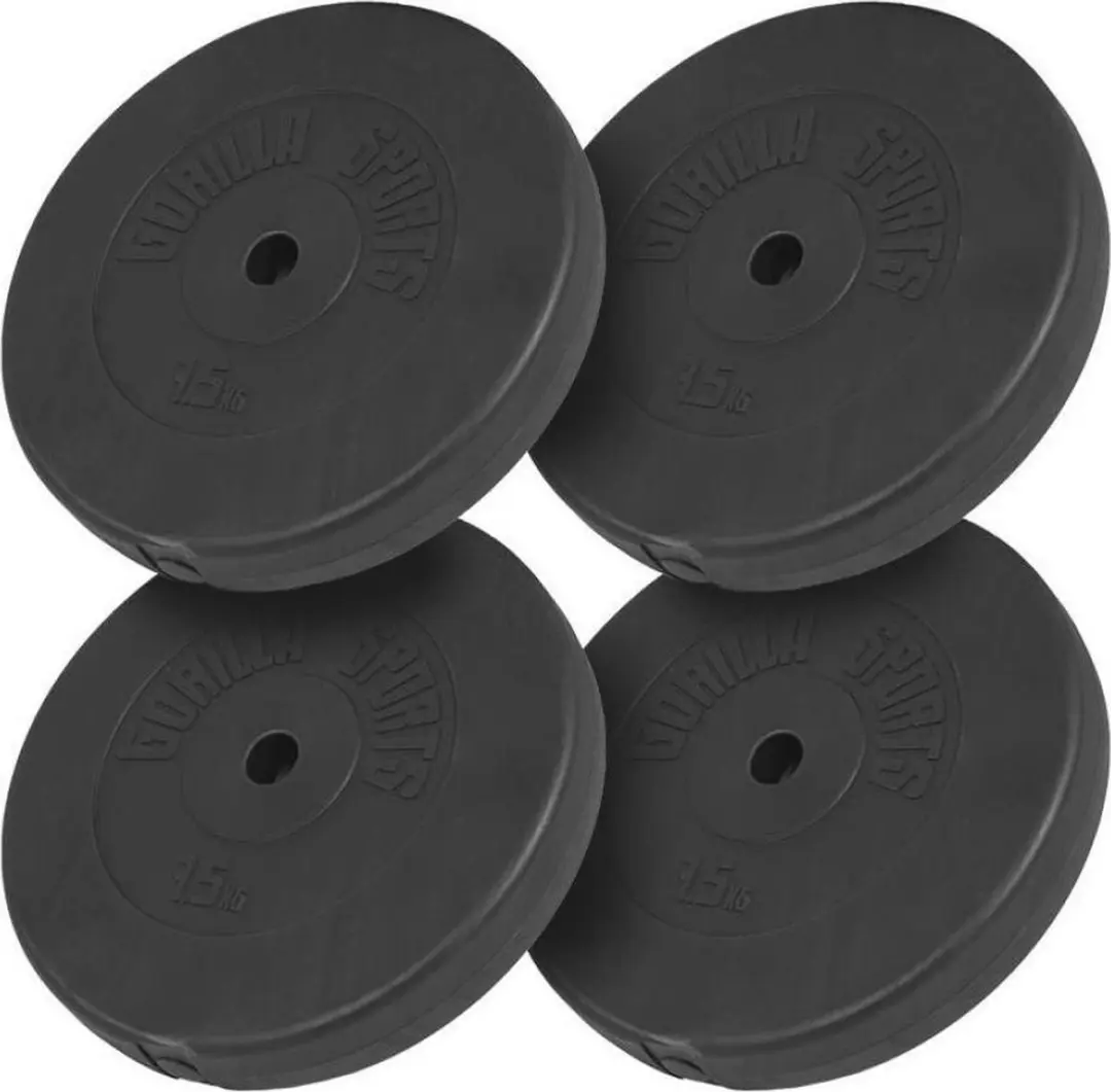 Gorilla Sports Halterschijven Set 30 kg
