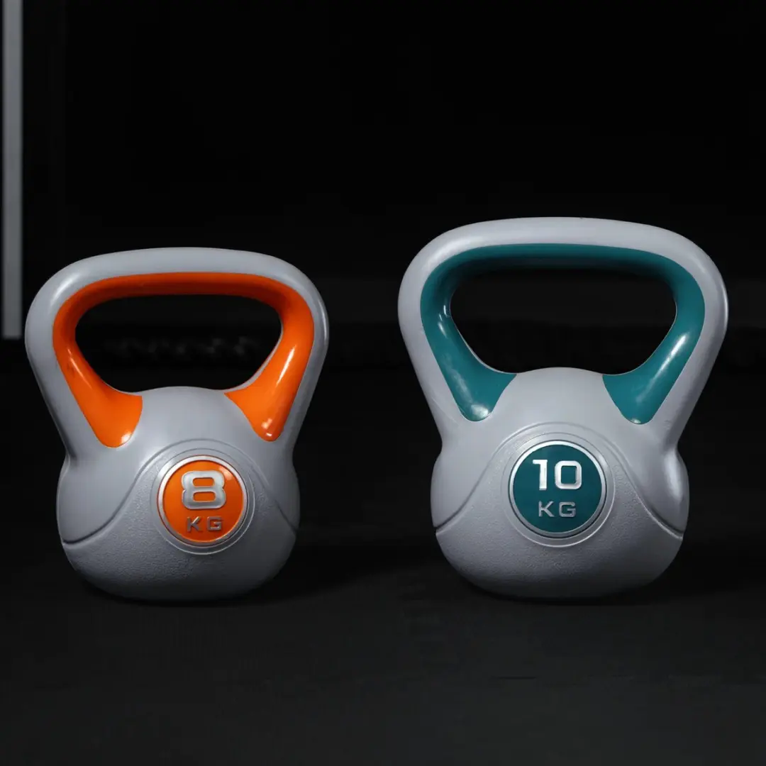 Gorilla Sports Kettlebell Trendy 16kg - Grijs-Groen