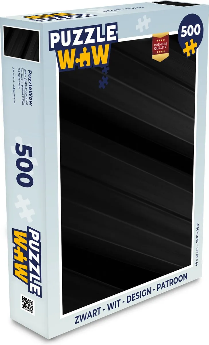 PuzzleWow Design Legpuzzel 500 Stuks - Multicolor