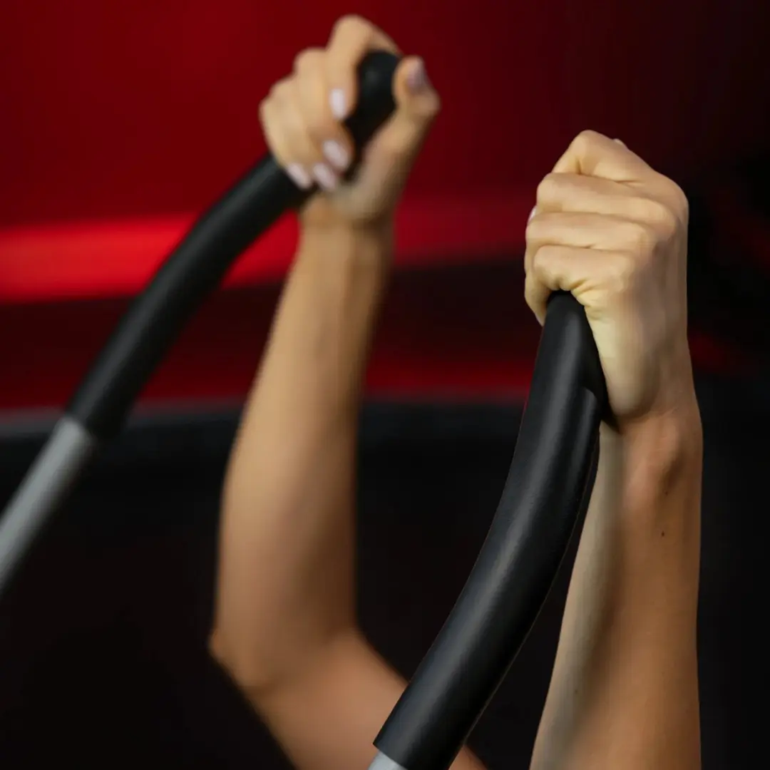 Gorilla Sports Buikspiertrainer - inclusief mat - Zwart